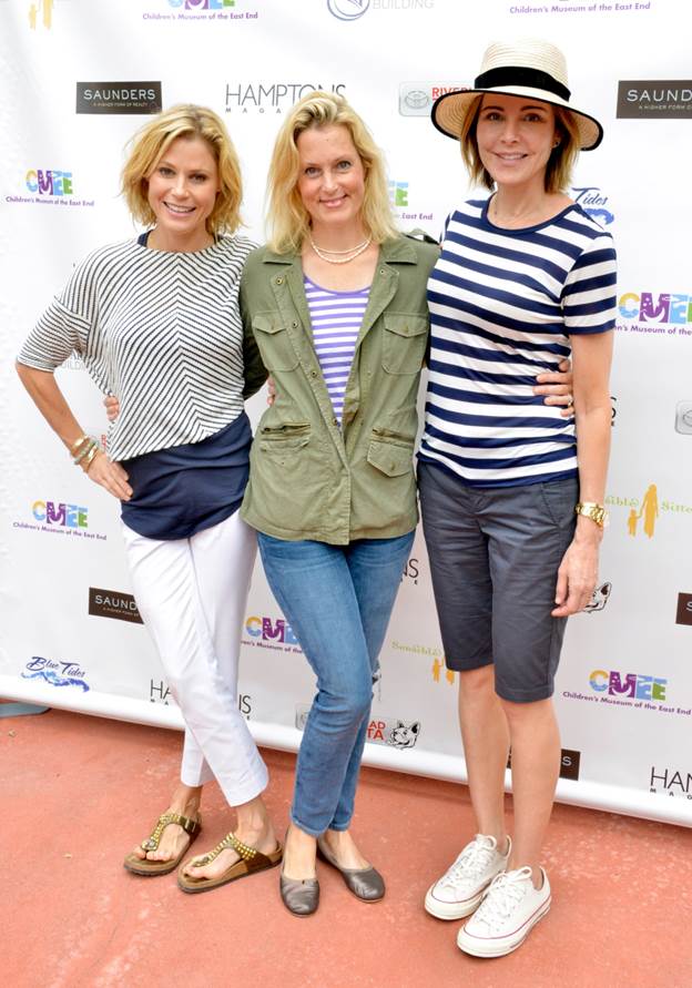 Julie Bowen, Ali Wentworth and Christa Miller pose for a photo together at the Children’s Museum of the East End’s 6th Annual Family Fair on Saturday, July 19.