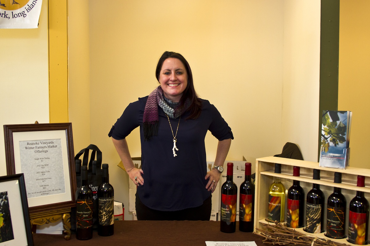 Robin Epperson-McCarthy of Roanoke Vineyards.