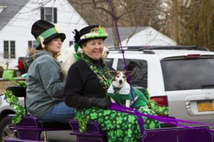 Hundreds of spectators lined Route 25 in Jamesport for their inaugural St. Patrick's Day Parade March 22.