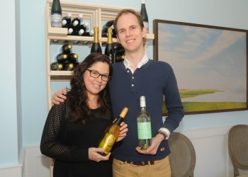Newlyweds Alicia Ekeler (Lieb's Director of Tasting Rooms) and Bastiaan Ekeler.