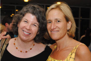 Southampton Writers Conference faulty members Meg Wolitzer and Melissa Bank.