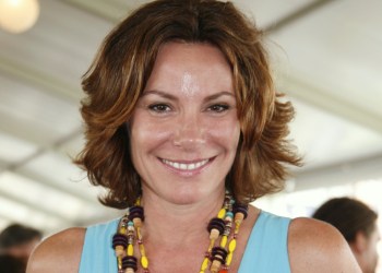 Countess LuAnn de Lesseps at the 2014 Hampton Classic in Bridgehampton.