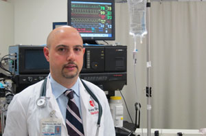Dr. Sam Parnia, photo courtesy of Stony Brook University Hospital