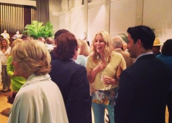 @avivadrescher of #rhony at #southamptonartscenter for the #southamptonanimalshelter benefit