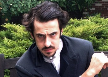 Darren St. George as Edgar Allan Poe for the Edgar Allan Poe Festival