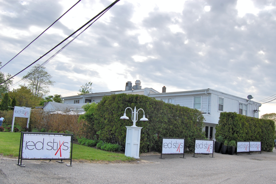 Red Stixs on Montauk Highway in Water Mill.