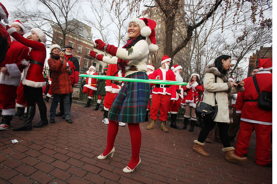 New York City SantaCon 2010.