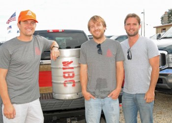 Montauk Brewing Company co-owners Joe Sullivan, Eric Moss and Vaughan Cutillo.