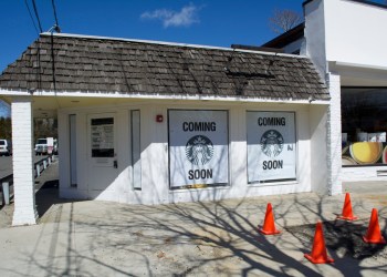 Starbucks prepares to open in Southampton Village.