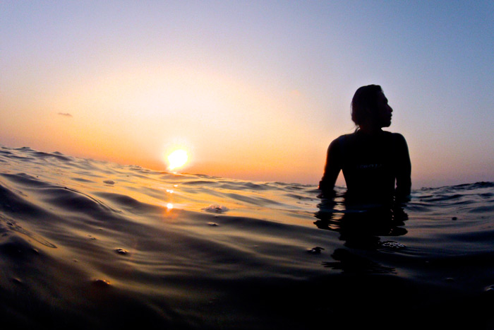 surfer sunset