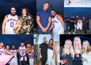 Highlight from The Fat Jew and Babe Walker's White Girl Rosé celebration at Harbor in Montauk.