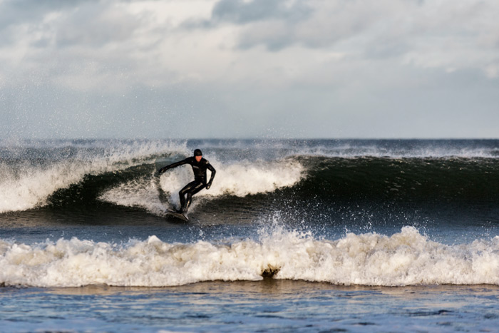 winter surfing