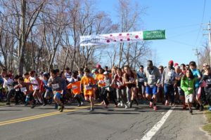 Participants ran and walked the 5K through the beautiful streets of Sag Harbor
