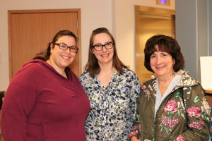 Ariana Cassa, Assistant Director of John Jermain Memorial Library Wonda Miller, Caroline Cassa of Sag Harbor Clayfish Limited