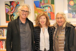 Artists Eric Fischl and April Gornik, Nada Barry