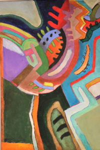 Painting by Reynold Ruffins