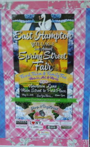 East Hampton Spring Street Fair poster