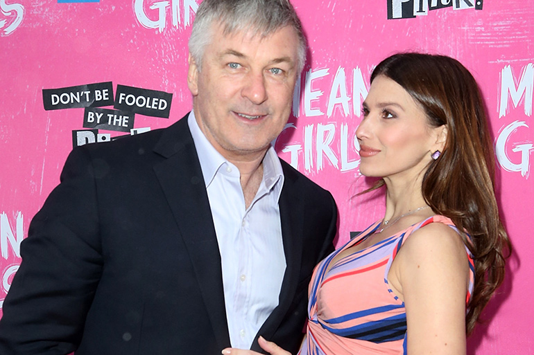 Alec and Hilaria Baldwin at "Mean Girls" opening night, April 8, 2018