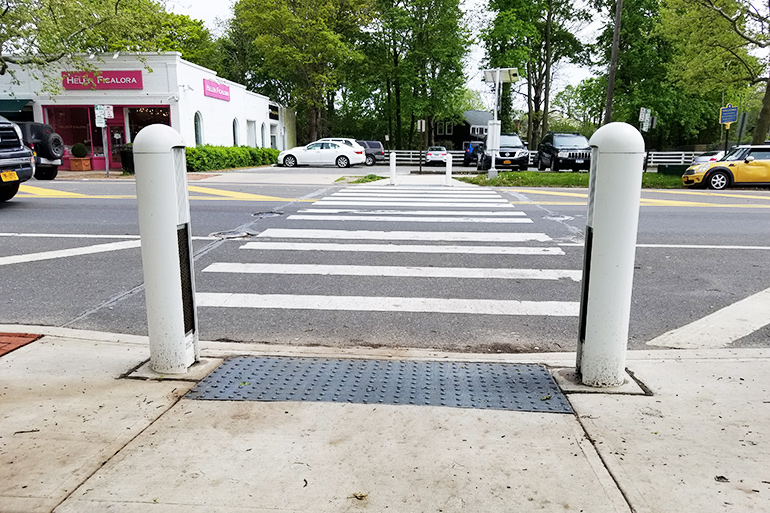 The Bridgehampton crosswalk