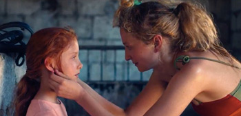 Angelica (Alba Rohrwacher) and Vittoria (Sara Casu) in "Daughter of Mine"