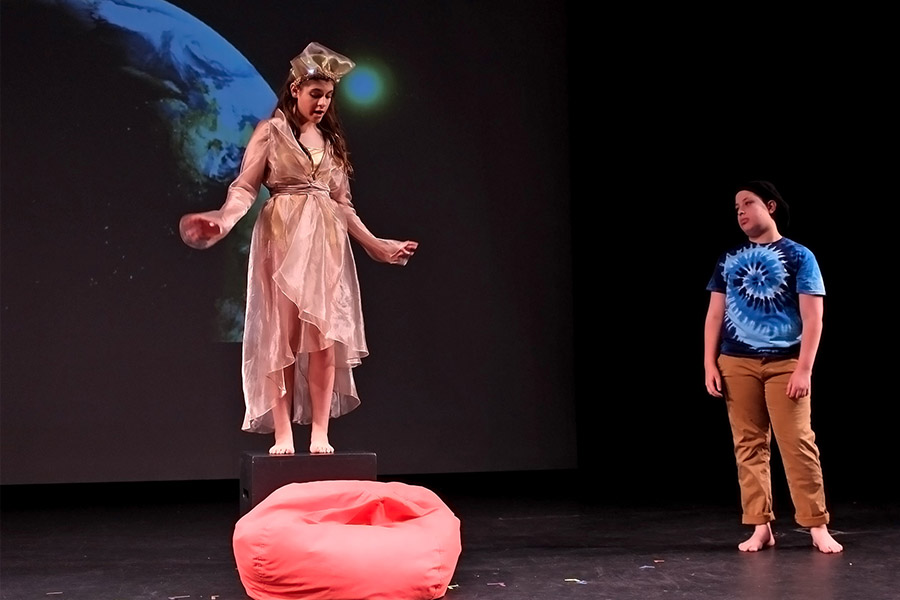 2017 YAWP Middle School Playwriting Festival play written and performed by Eastport-South Manor Middle School students