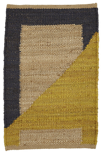 Tantuvi rug: Made out of 100% Hemp. Offered in two sizes—4’ x 6’ ($350) and 5’ x 7’ ($500).