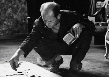 Jackson Pollock painting in 