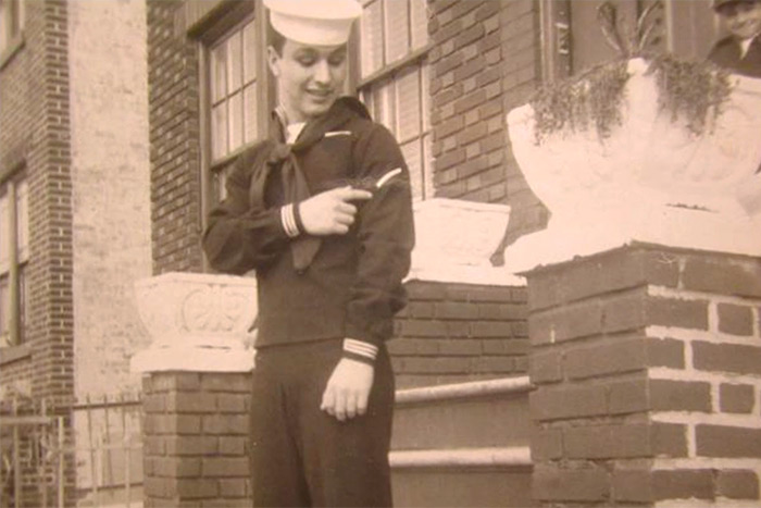 John Phillip Capello during his Navy days
