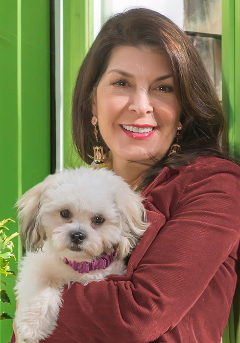 Kim Seybert and Bella, ARF designer show house