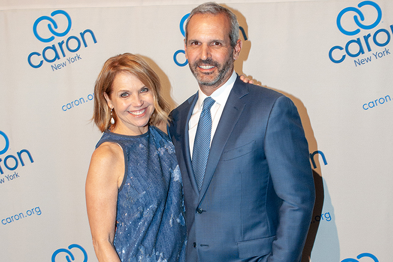 Katie Couric and husband John Molner