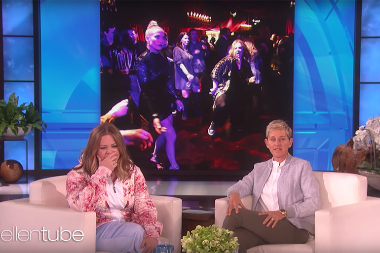 Melissa McCarthy and Ellen talk about dancing with Jennifer Lopez on "The Ellen Show"