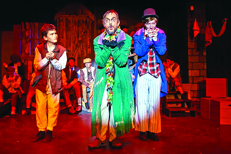 The cast of North Fork Community Theatre's 'Oliver!' Photo: Katharine Schroeder