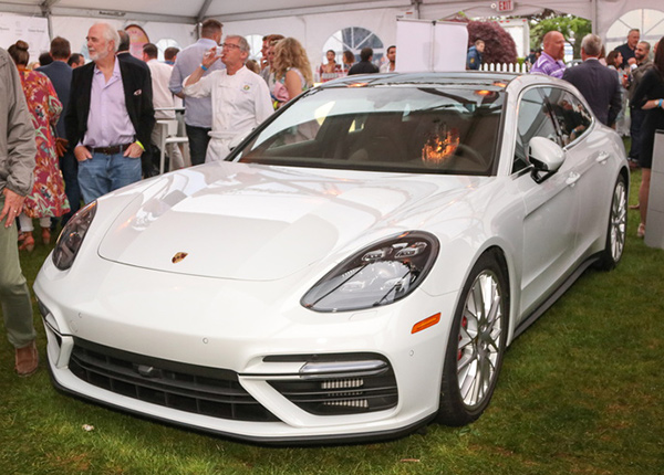 Porsches were on display at Dan’s Rosé Soirée 