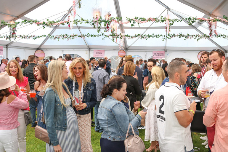 Dan’s Rosé Soirée crowd 2018