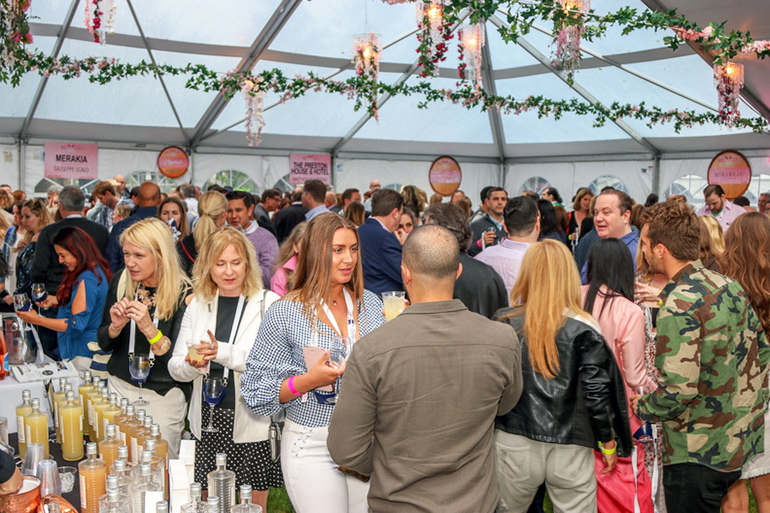 Dan’s Rosé Soirée crowd 2018