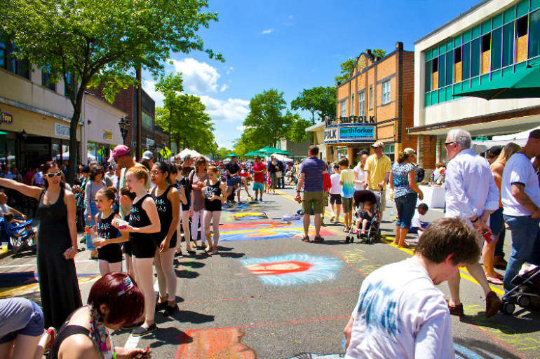 Riverhead Community Mosaic Street Painting Festival