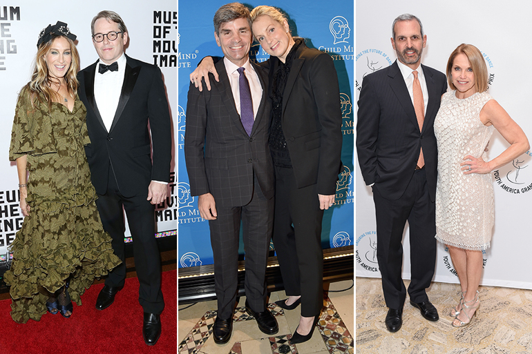Sarah Jessica Parker, Matthew Broderick, George Stephanopoulos, John Molner, Katie Couric, Photos: ©PATRICKMCMULLAN