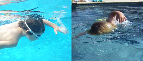 Older children improving their strokes, Photo: Young children learning to swim, Photo: Vicki Bonaguro, Photo: Courtesy Art of Swimming