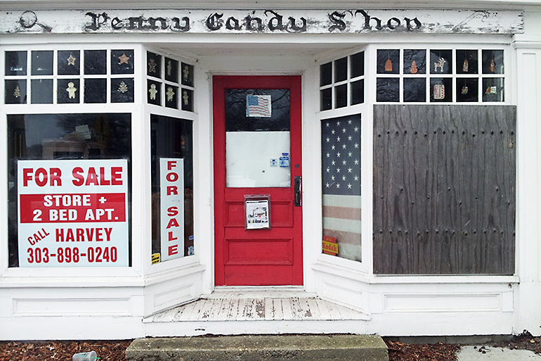 Water Mill Penny Candy Shop closed for sale