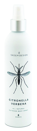 Citronella outdoor body spray: Outdoor body spray, formulated with citronella oil to keep bugs away. $25.