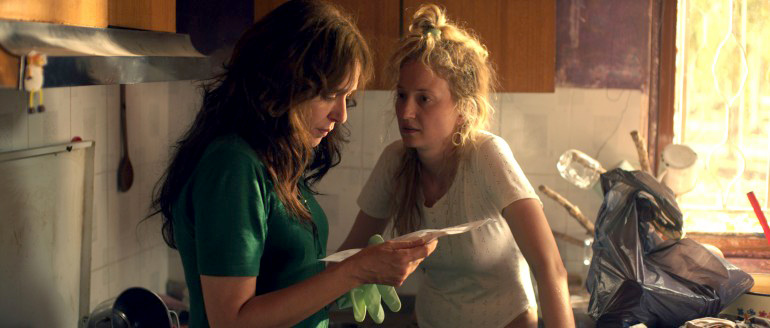 Tina (Valeria Golino) visits Angelica (Alba Rohrwacher) in "Daughter of Mine"