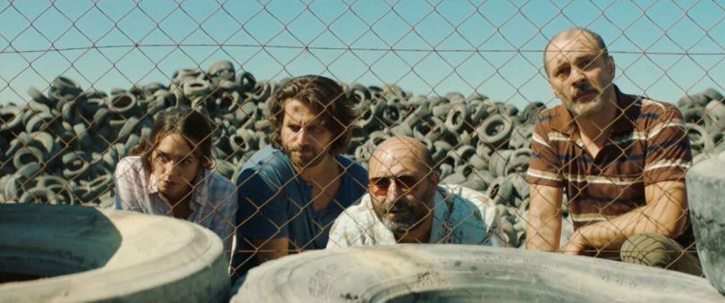 Ragtag team searching for Hendrix, (L-R): Kika, Yiannis, Ozgur, and Hasan