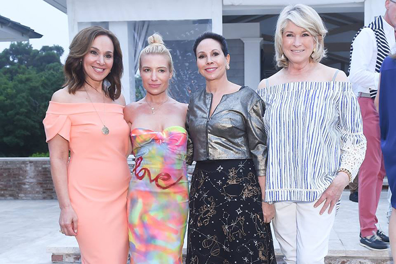 Rosanna Scotto, Tracy Anderson, Lisa Cohen, Martha Stewart at HMI School's Out 2017, Photo: Joe Schildhorn, Courtesy Anchor Communications