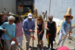 Preparing to break ground