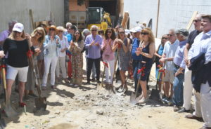 Sag Harbor Arts Center Cinema breaking ground ceremony.