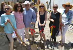 Sag Harbor Partnership executive committee: Hilary Loomis, Mayor Sandra Schroeder, Nick Gazzolo, April Gornik, Susan Mead and Jayne Young.