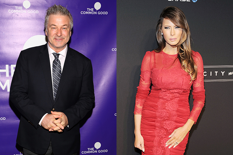 Alec Baldwin and Melania Trump, Photo: ©PATRICKMCMULLAN.COM