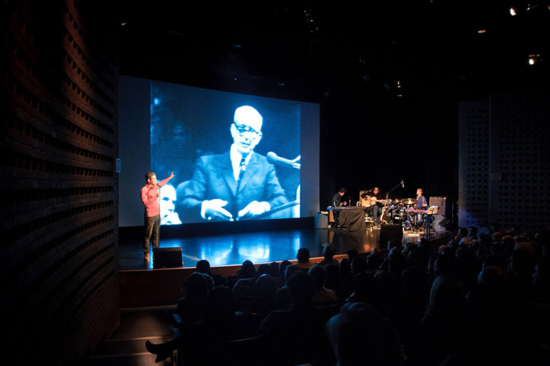 Sam Green & Yo La Tengo perform "The Love Song of R. Buckminster Fuller"