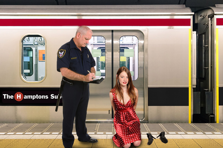 Hamptons Subway authorities arrested three women for "taking a knee" on Memorial Day