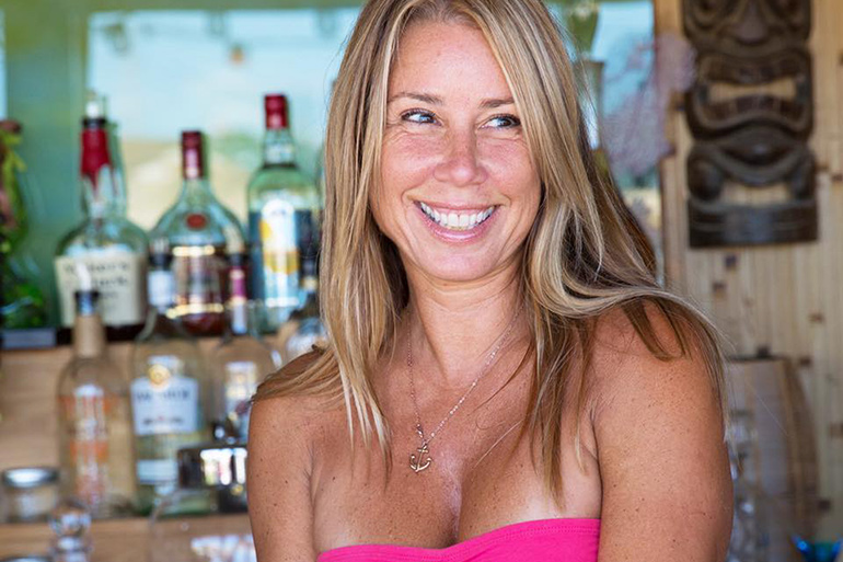 Lynn Calvo, owner of Lynn's Hulu Hut in Montauk